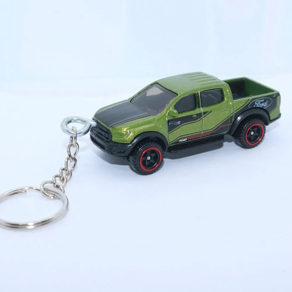 Hot Wheels 2019 Ford Raptor Truck custom keychain 1/64 scale